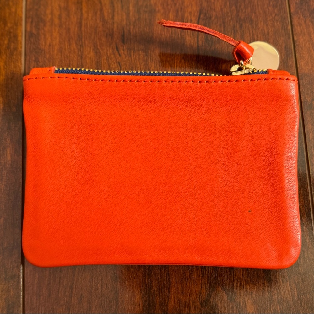 Clare V Poppy Nappa Coin Wallet